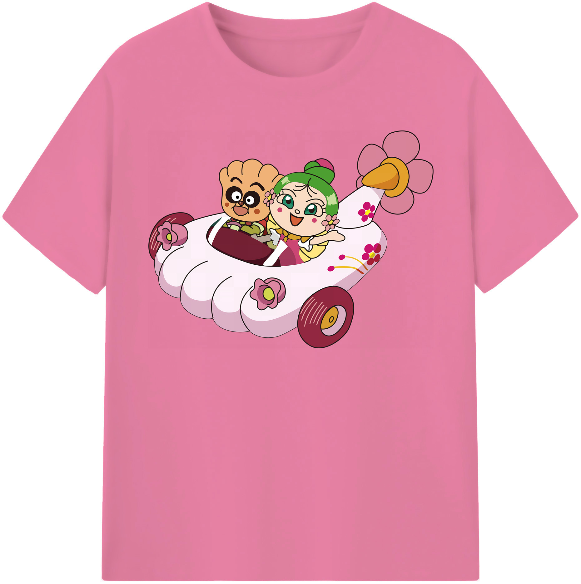 （画像用） アンパンマン Anpanman 綿100％半袖Tシャツ（フロントプリント）